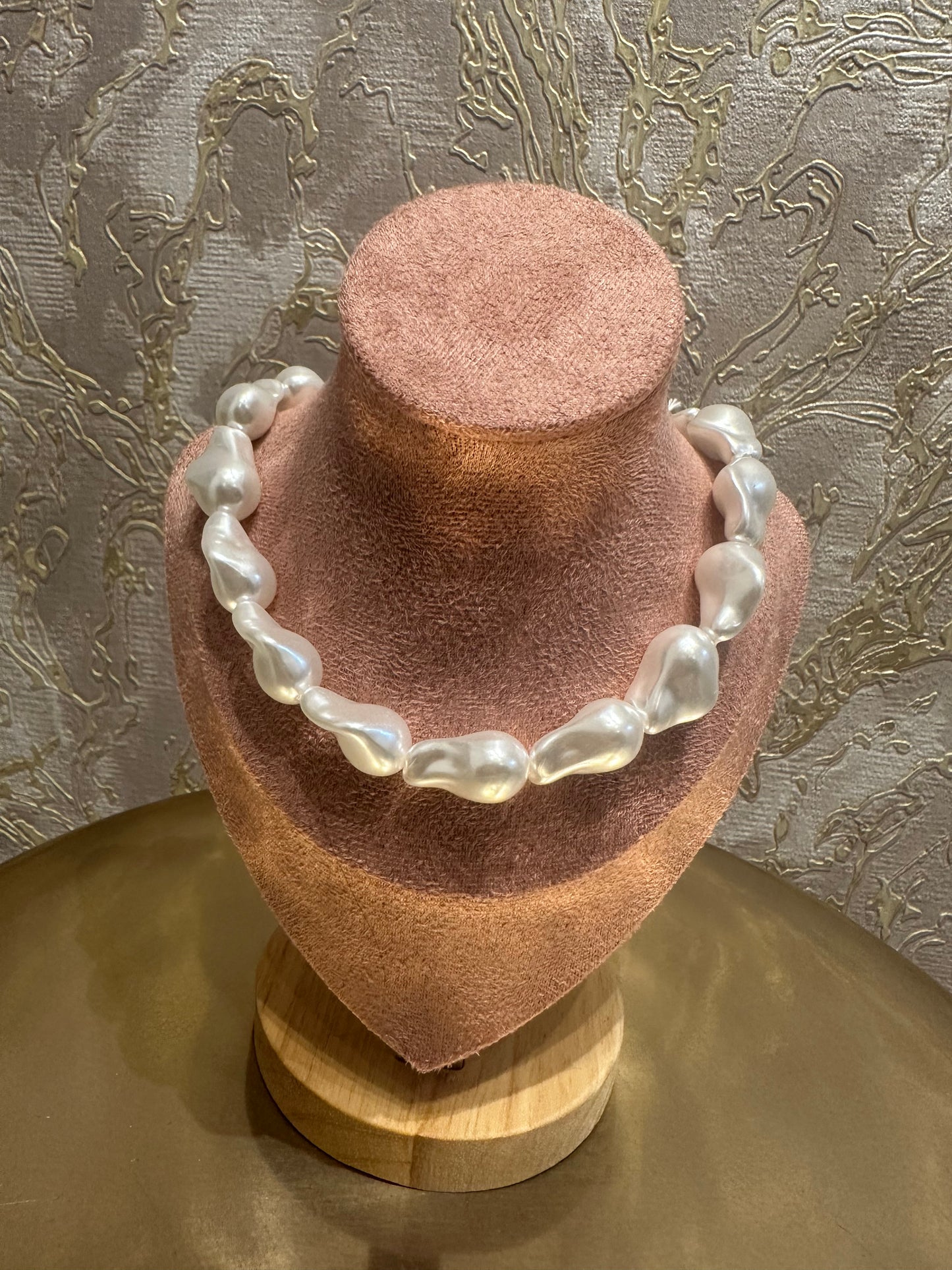 Girocollo Perle Sfaccettate