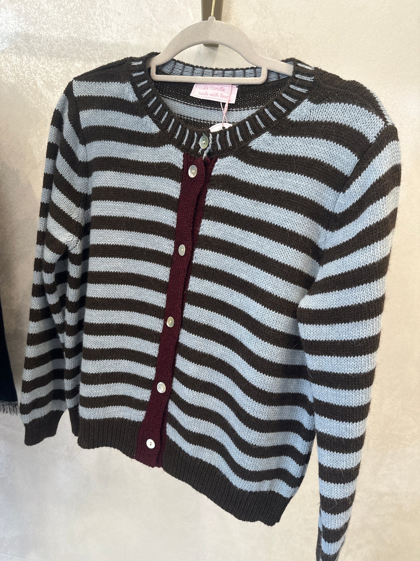 Cardigan bicolor