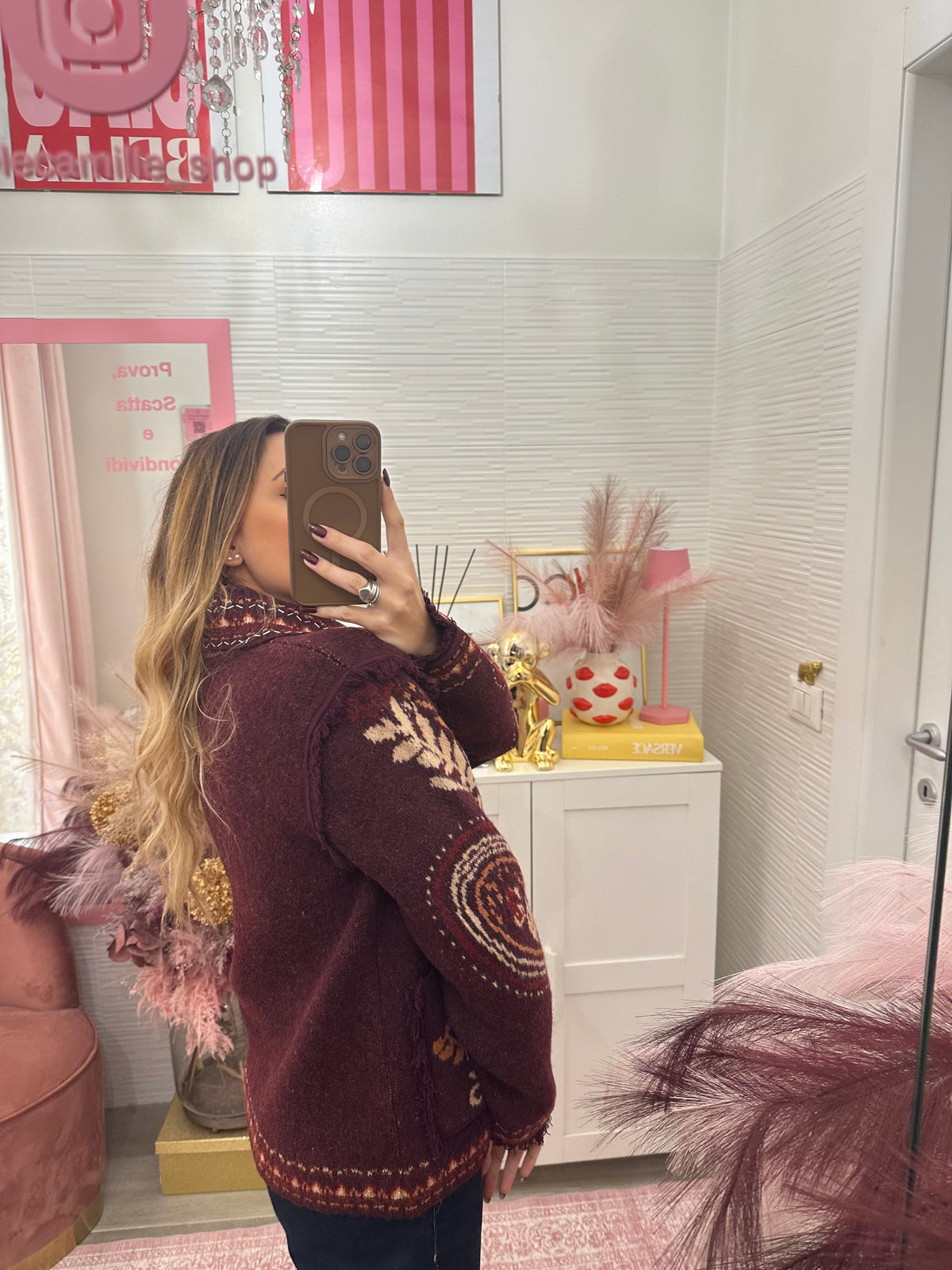 Jacket burgundy Najano