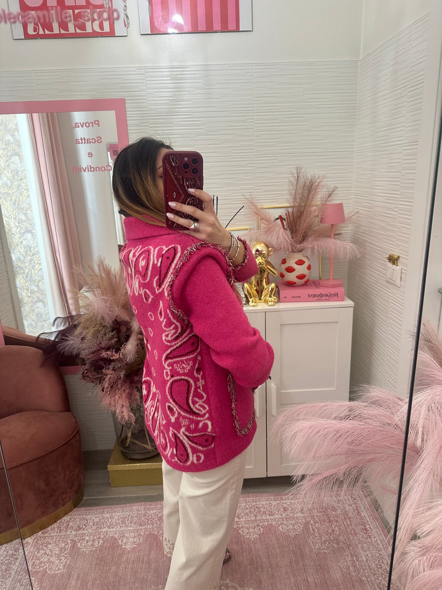 Giacchina bandana fucsia