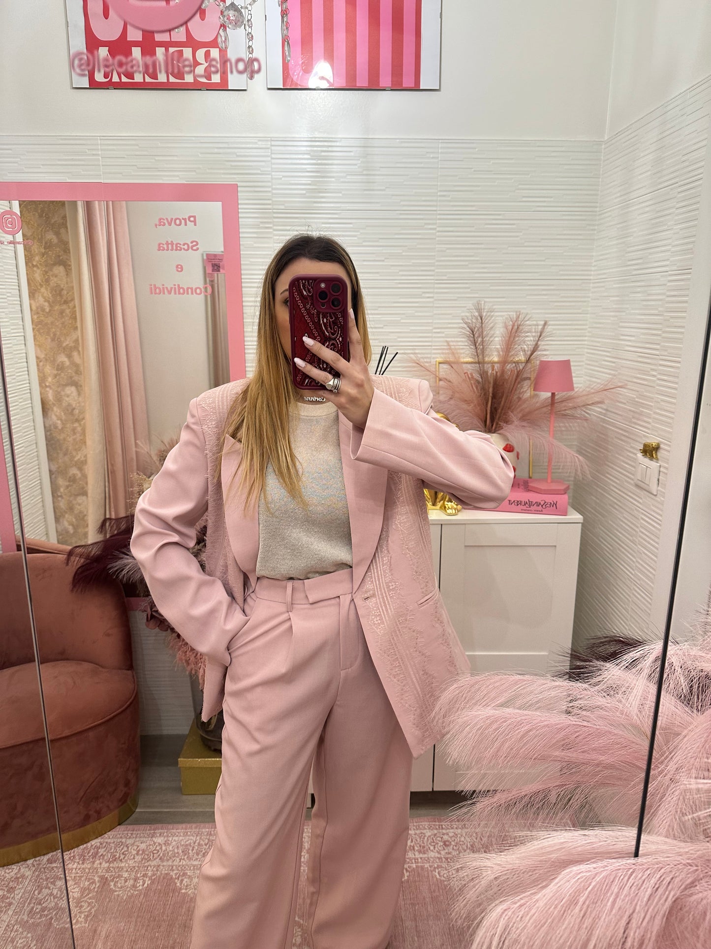 Blazer over con ricami