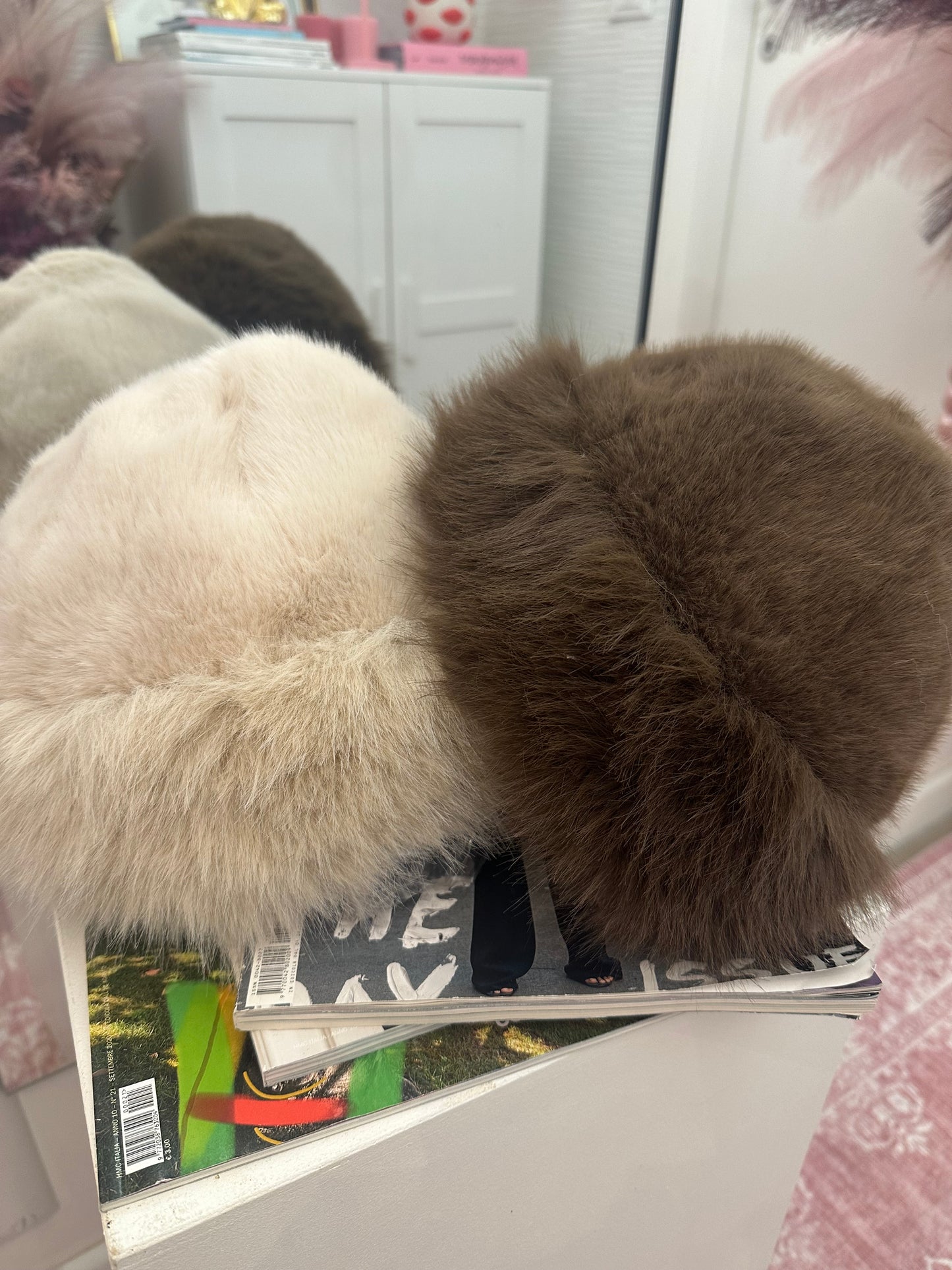 Cappello in ecopelliccia