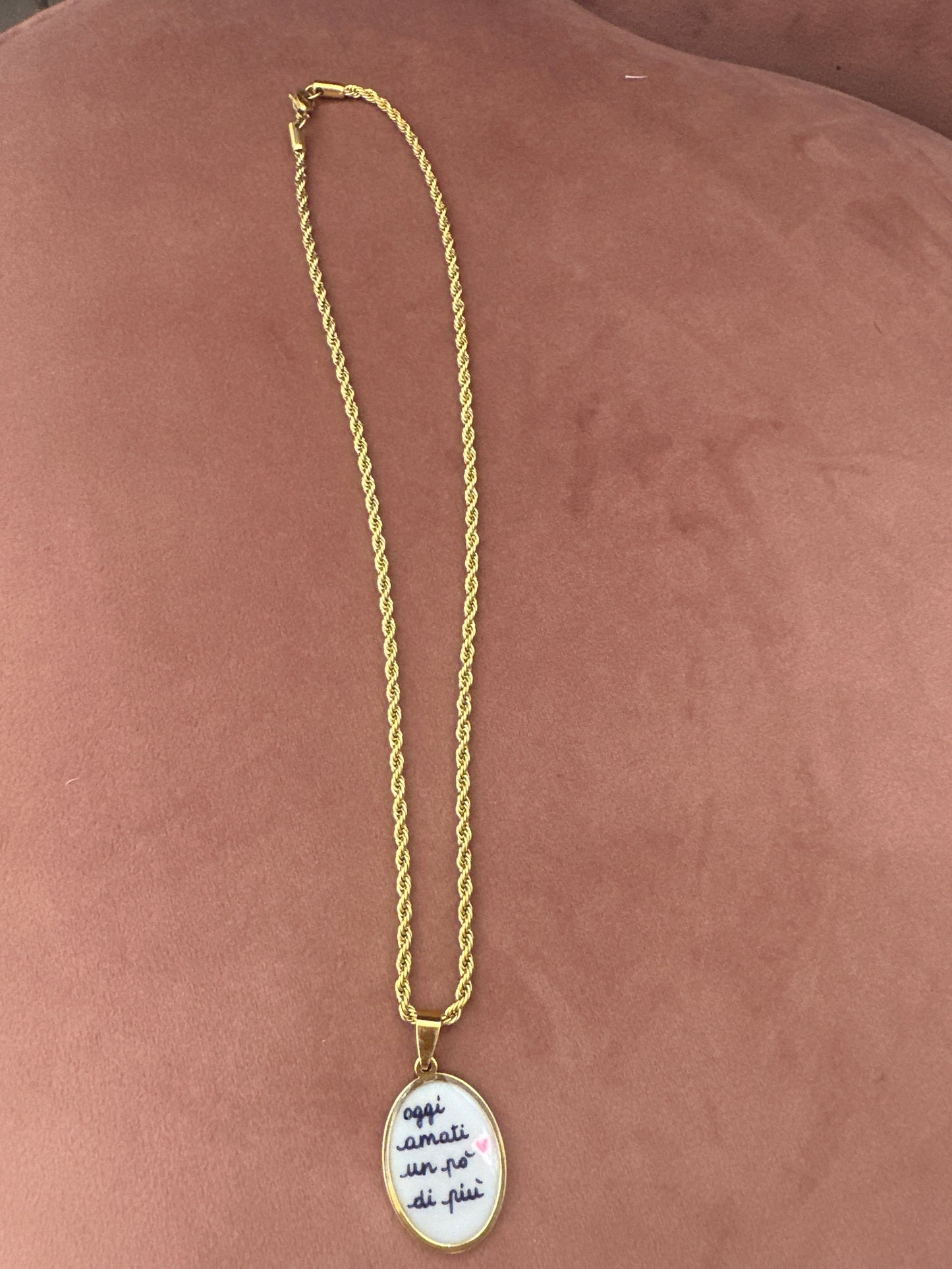 Collana medaglietta