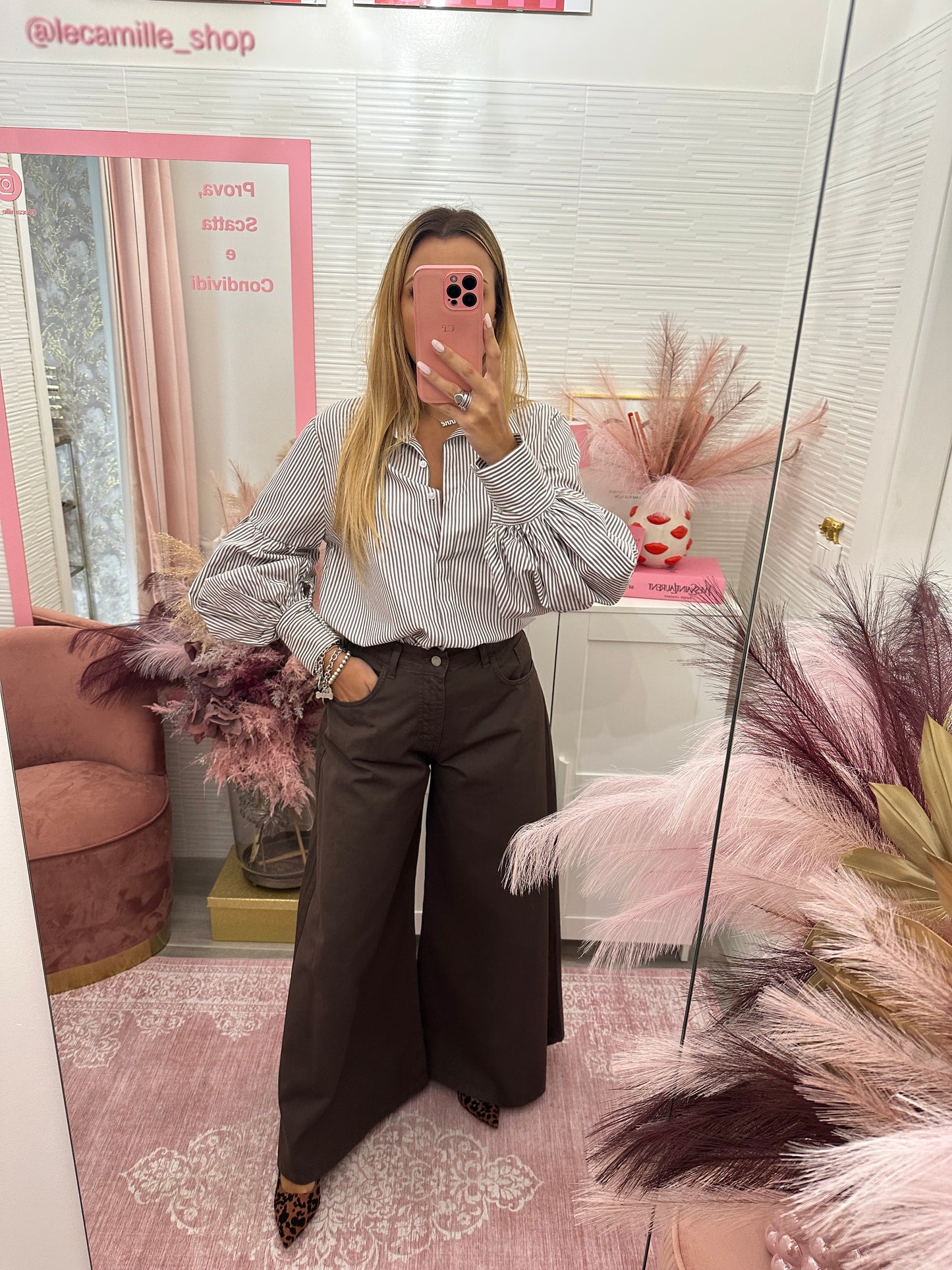 Camicia manica a palloncino