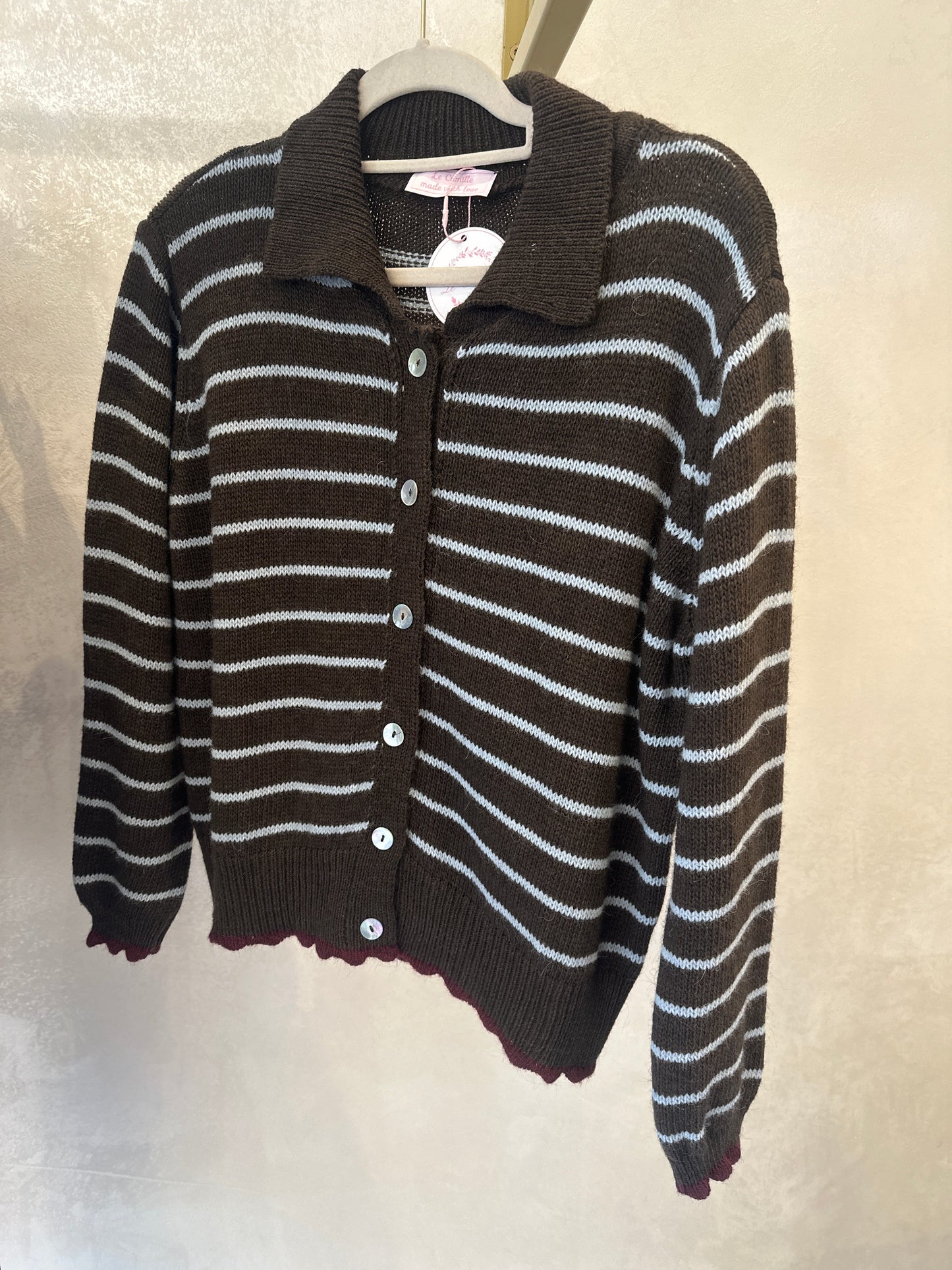 Cardigan con colletto