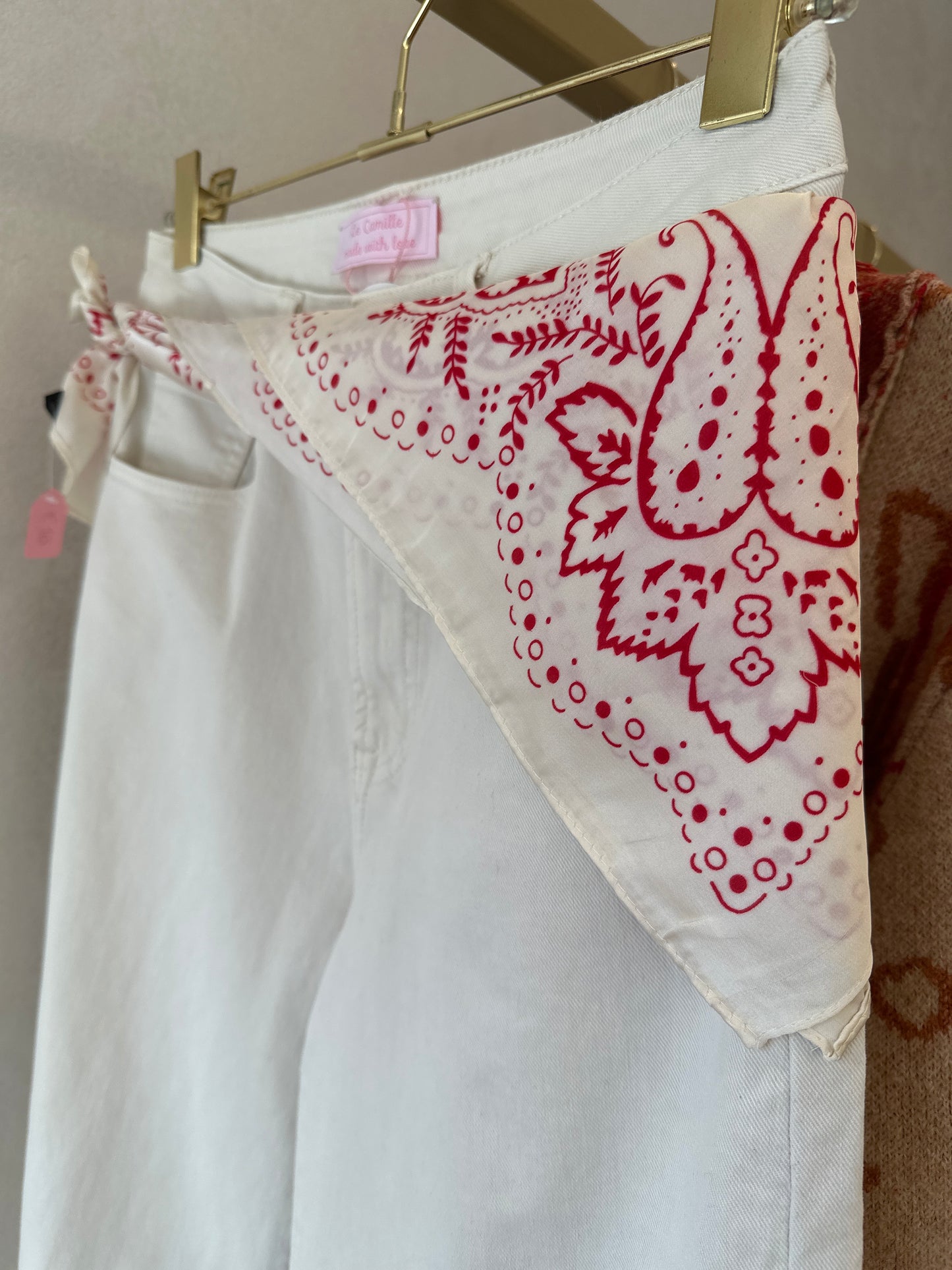 Foulard fantasia in saten