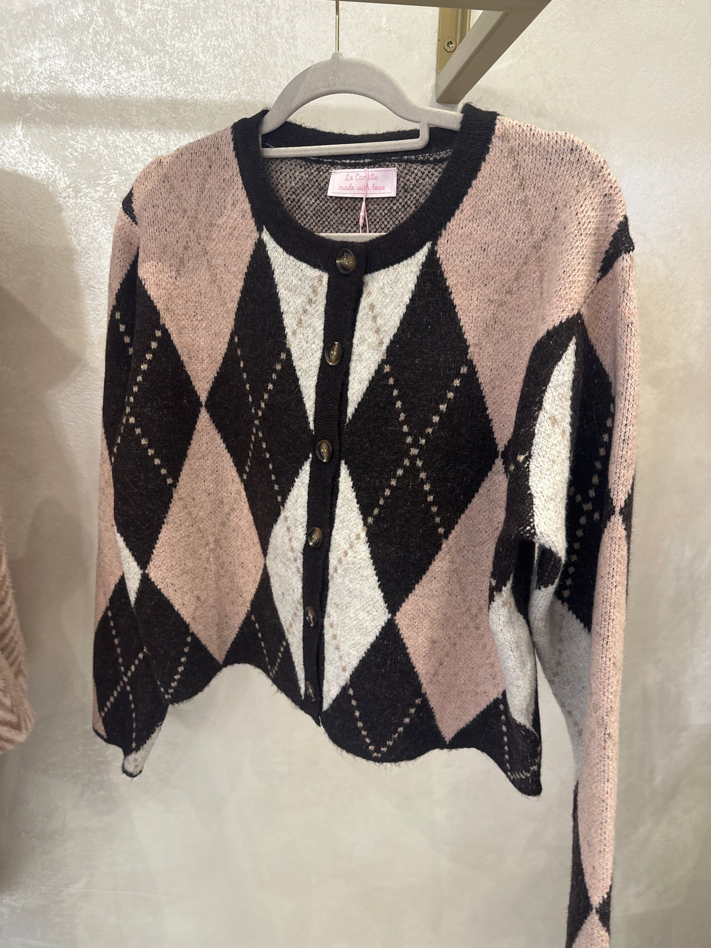 Cardigan rombi