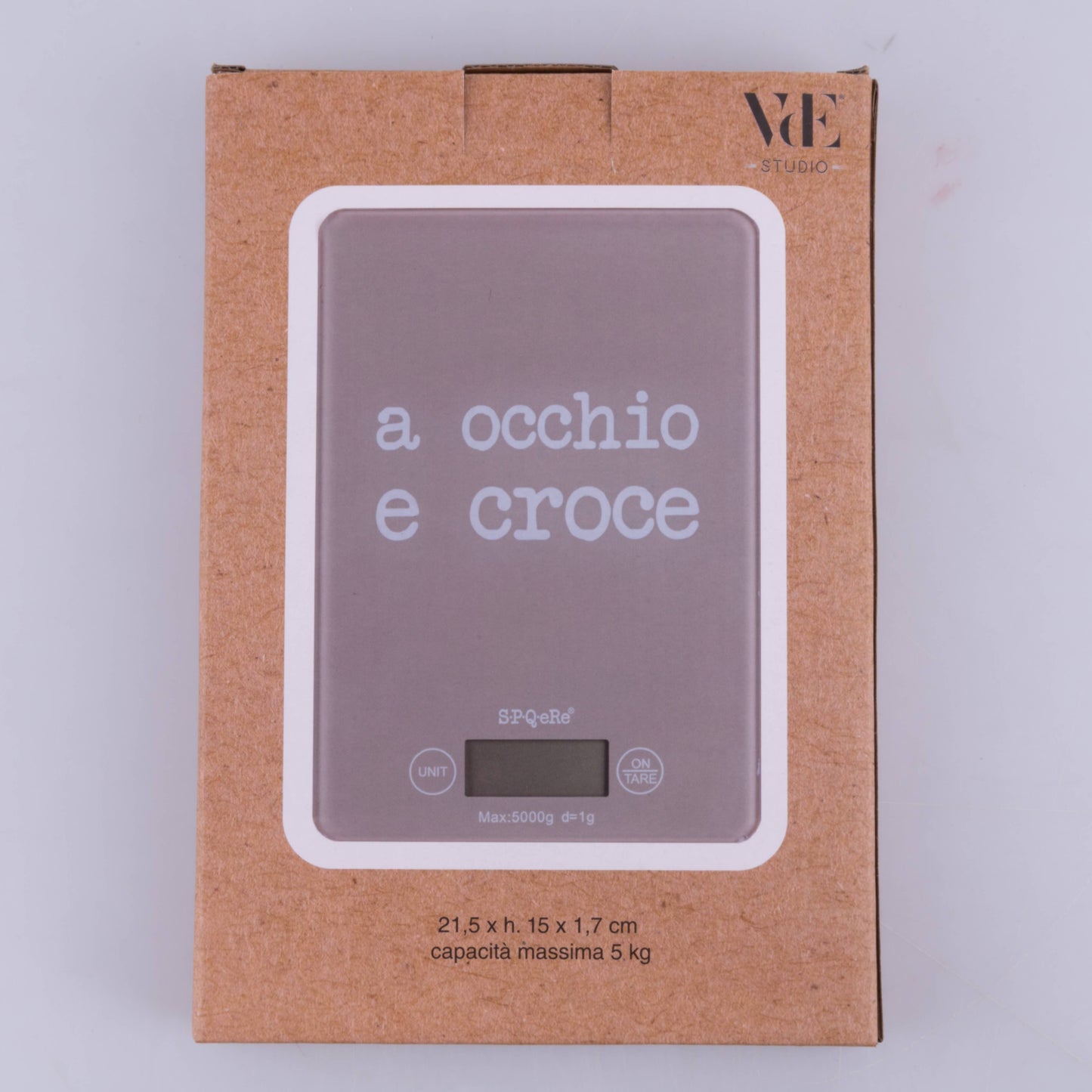 Bilancia Cucina Digitale “A occhio e Croce”