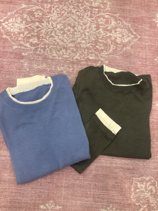 Maglioncino doppio inserto