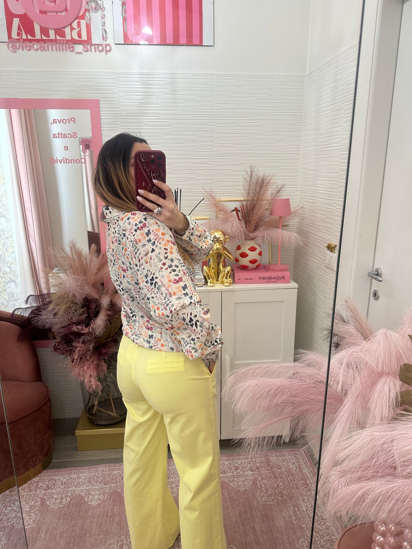 Denim cotone giallo