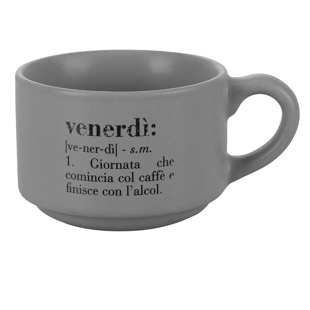 Set tazzine “ Week” con stand