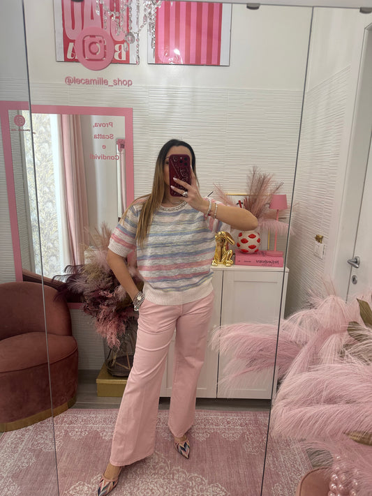 Denim cotone rosa