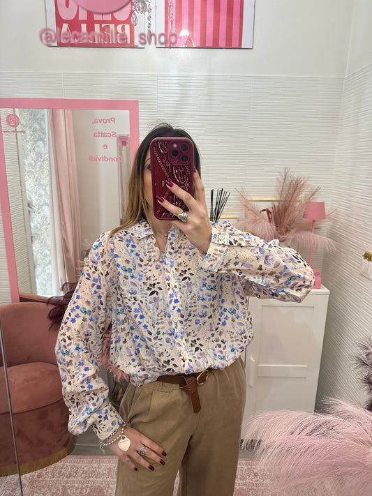 Camicia leggera micro fiori