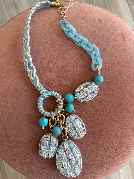 Collana tessuto