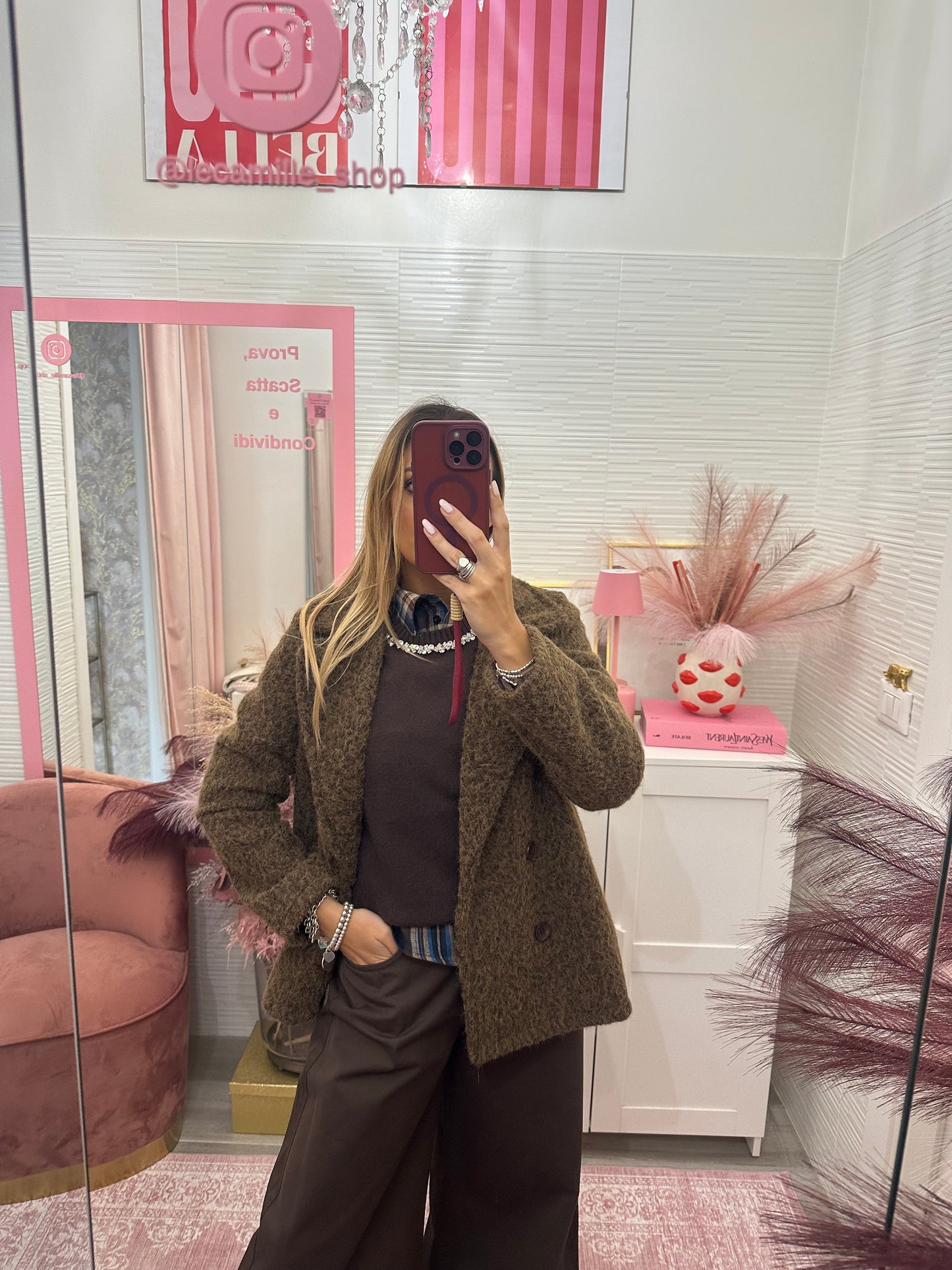 Cappottino corto Bouclè