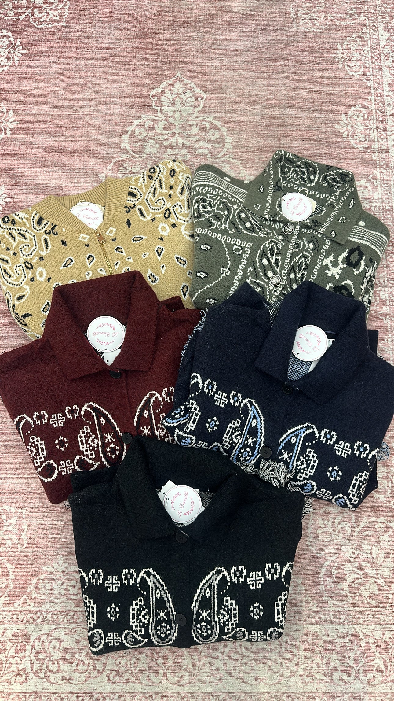 Giacchina bandana bordeaux