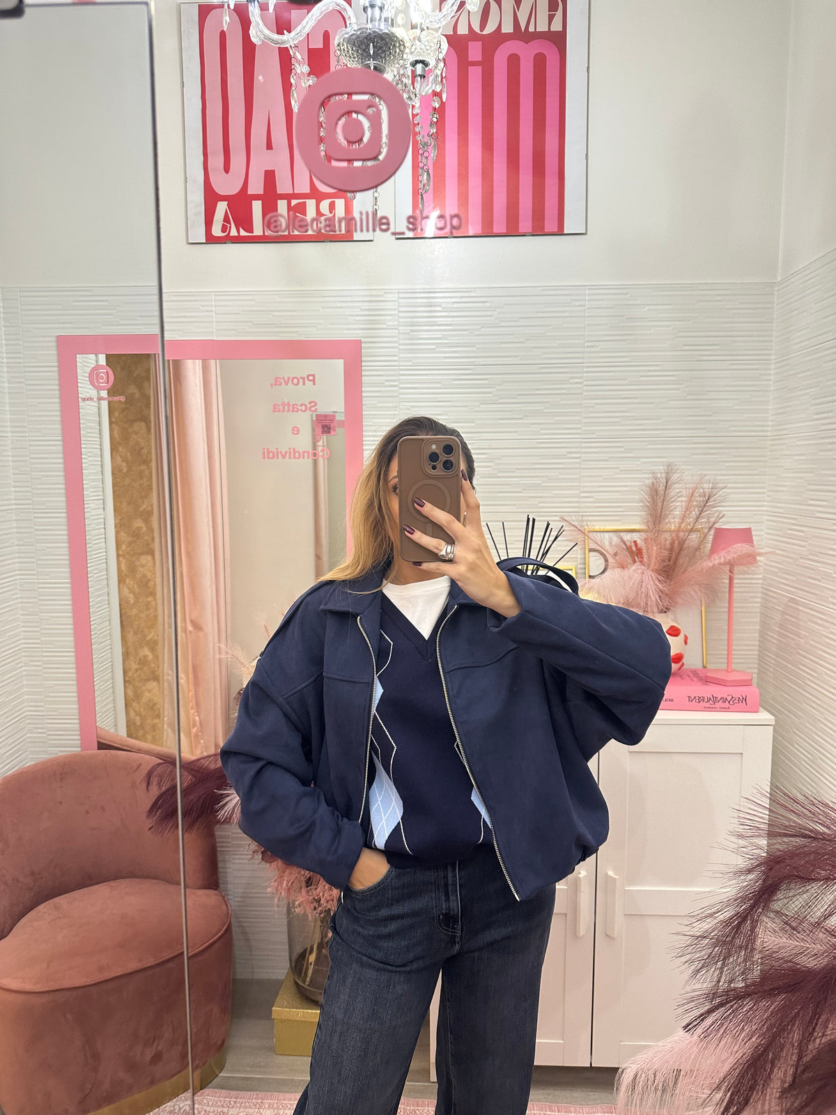 Bomberino blu navy