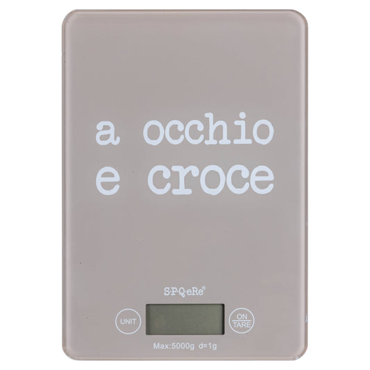 Bilancia Cucina Digitale “A occhio e Croce”