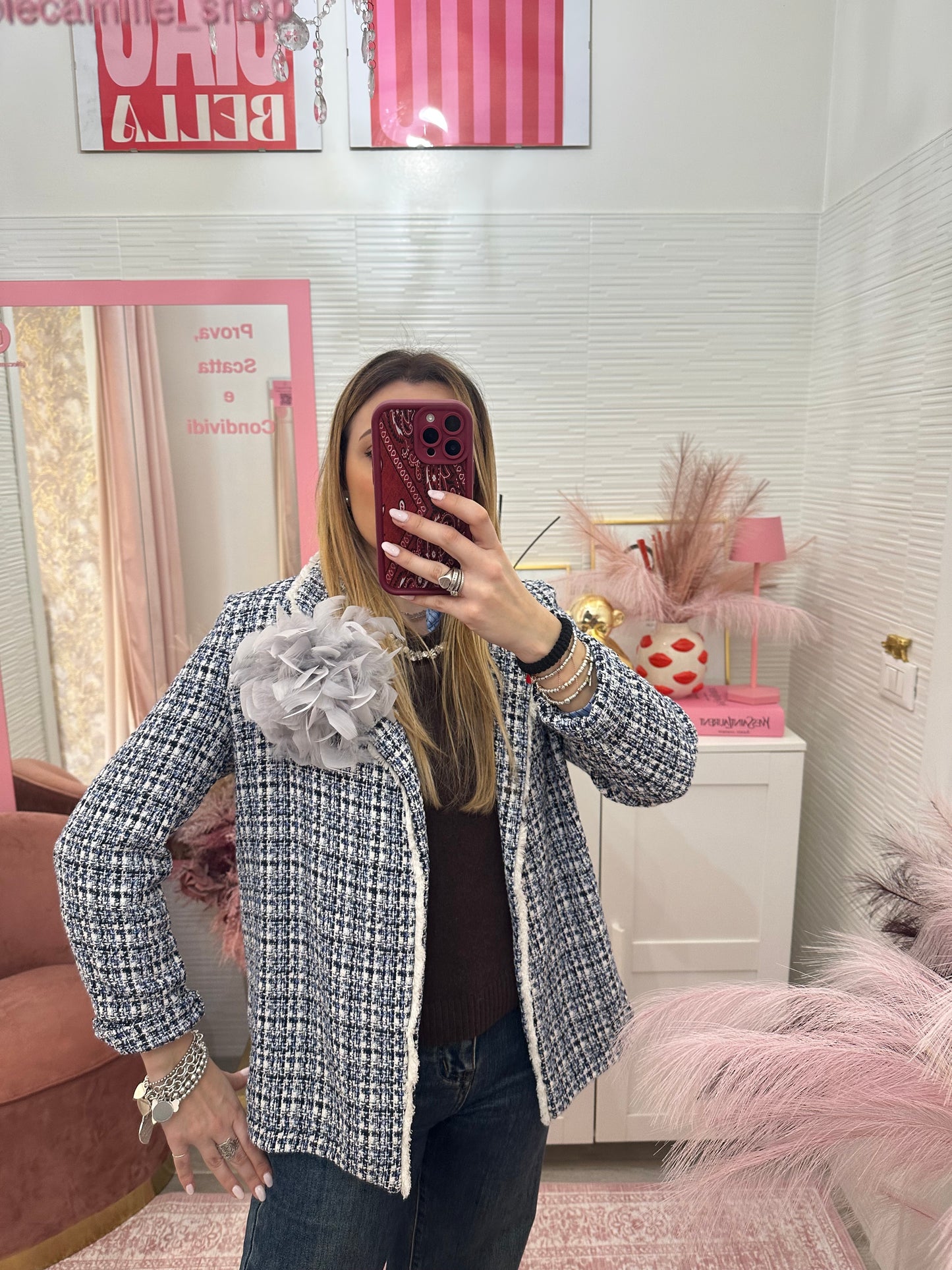 Blazer chanel blu