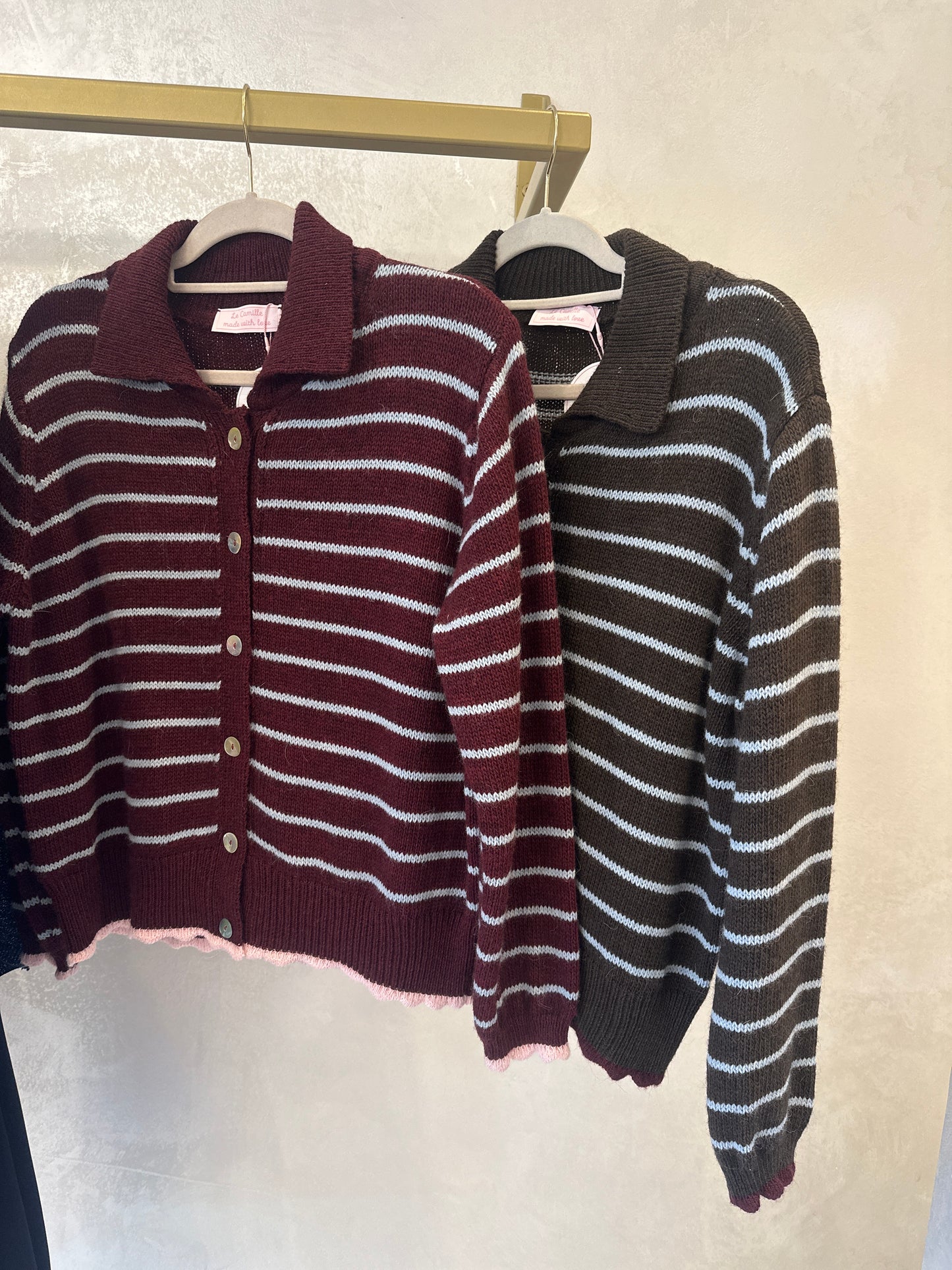 Cardigan con colletto