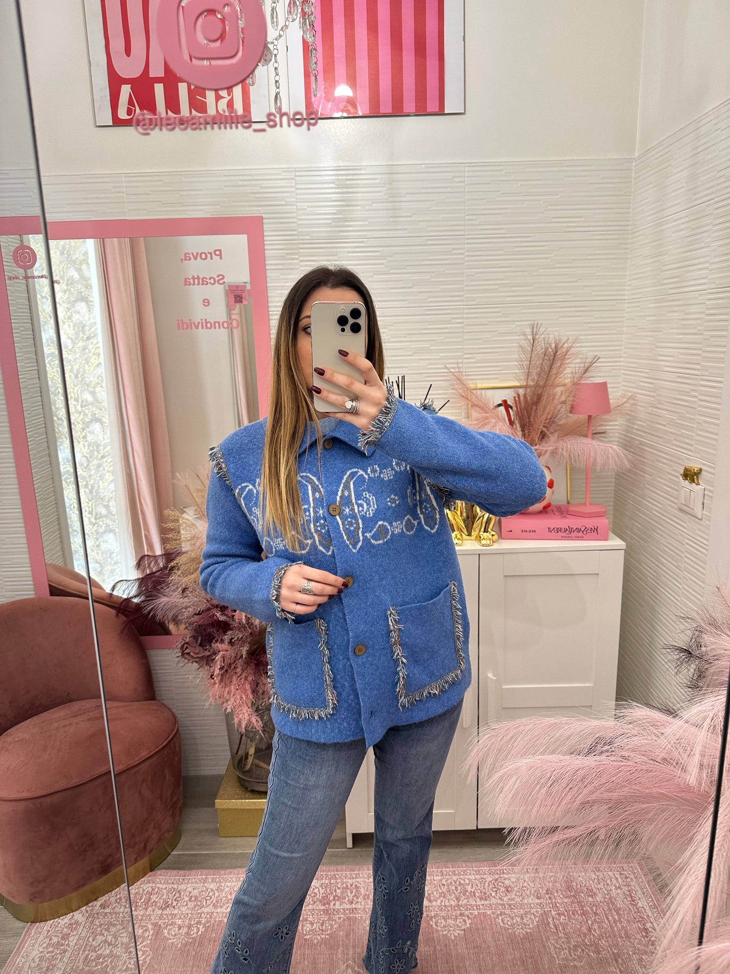 Giacchina Bandana Blu Royal