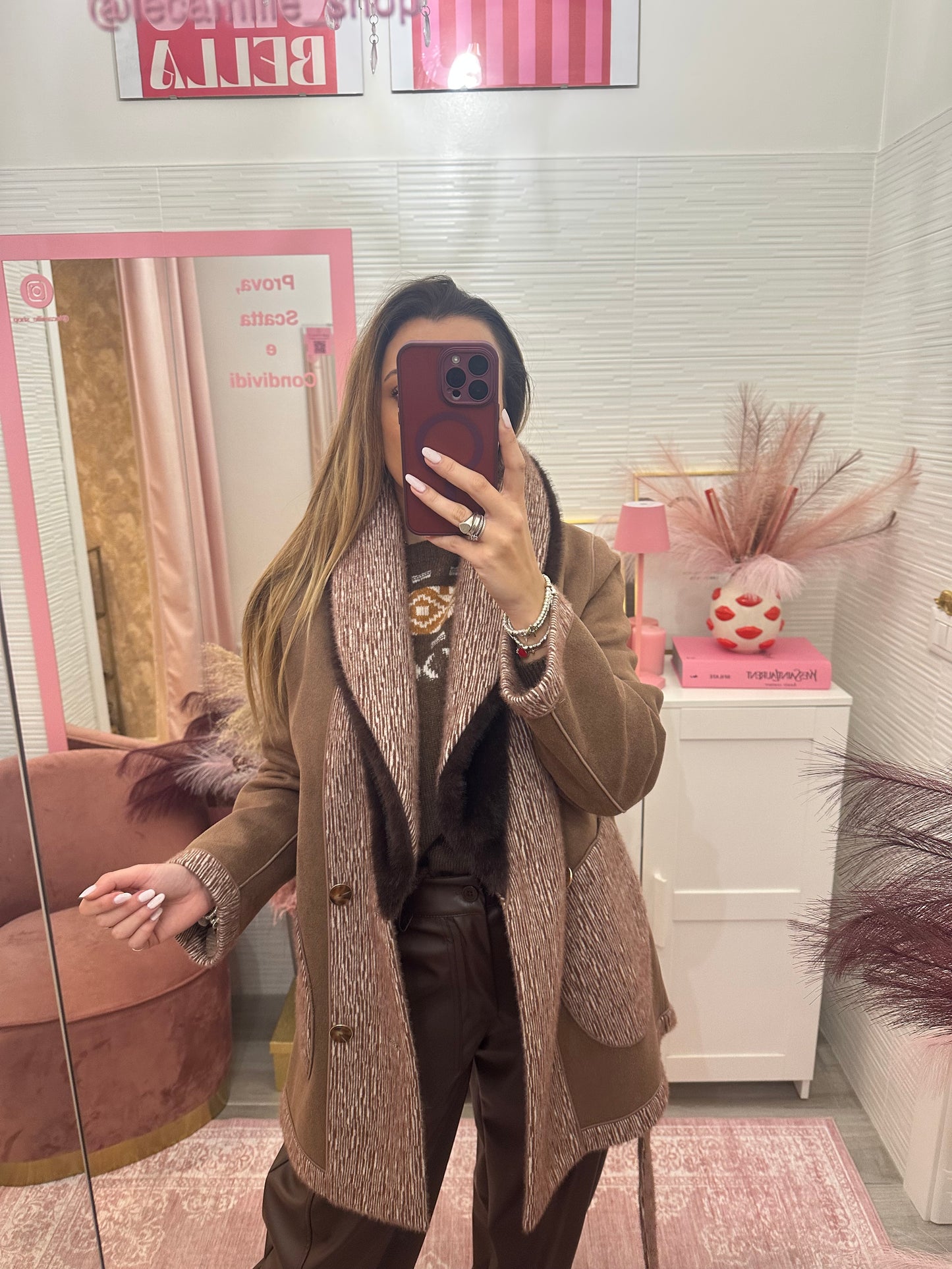 Cappottino double-face moro