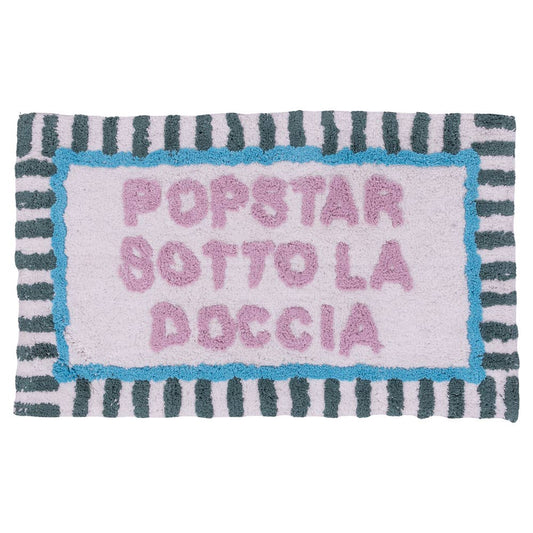 Tappetino bagno “Pop Star sotto a doccia”