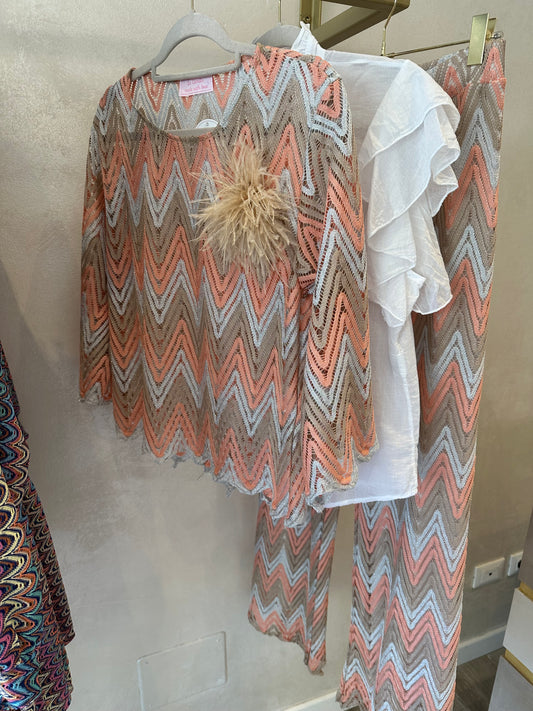 Pantalone palazzo lurex
