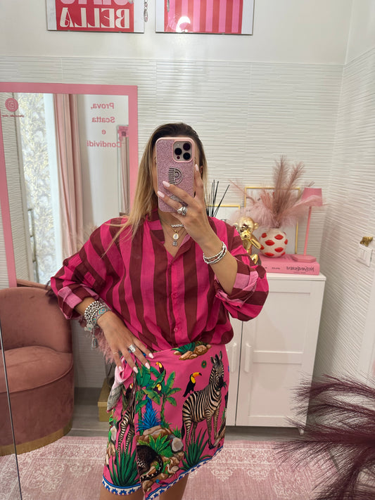 Mini gonna pareo zebra