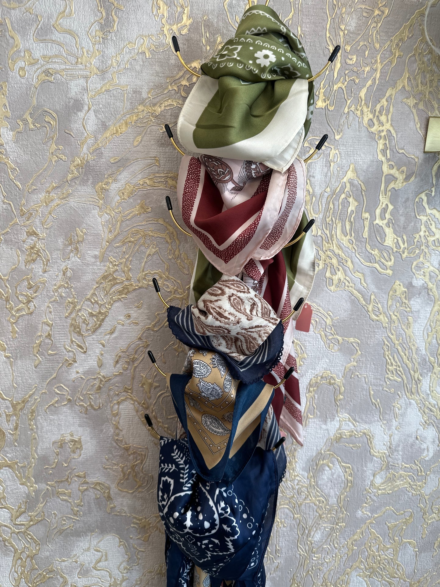 Foulard fantasia in saten