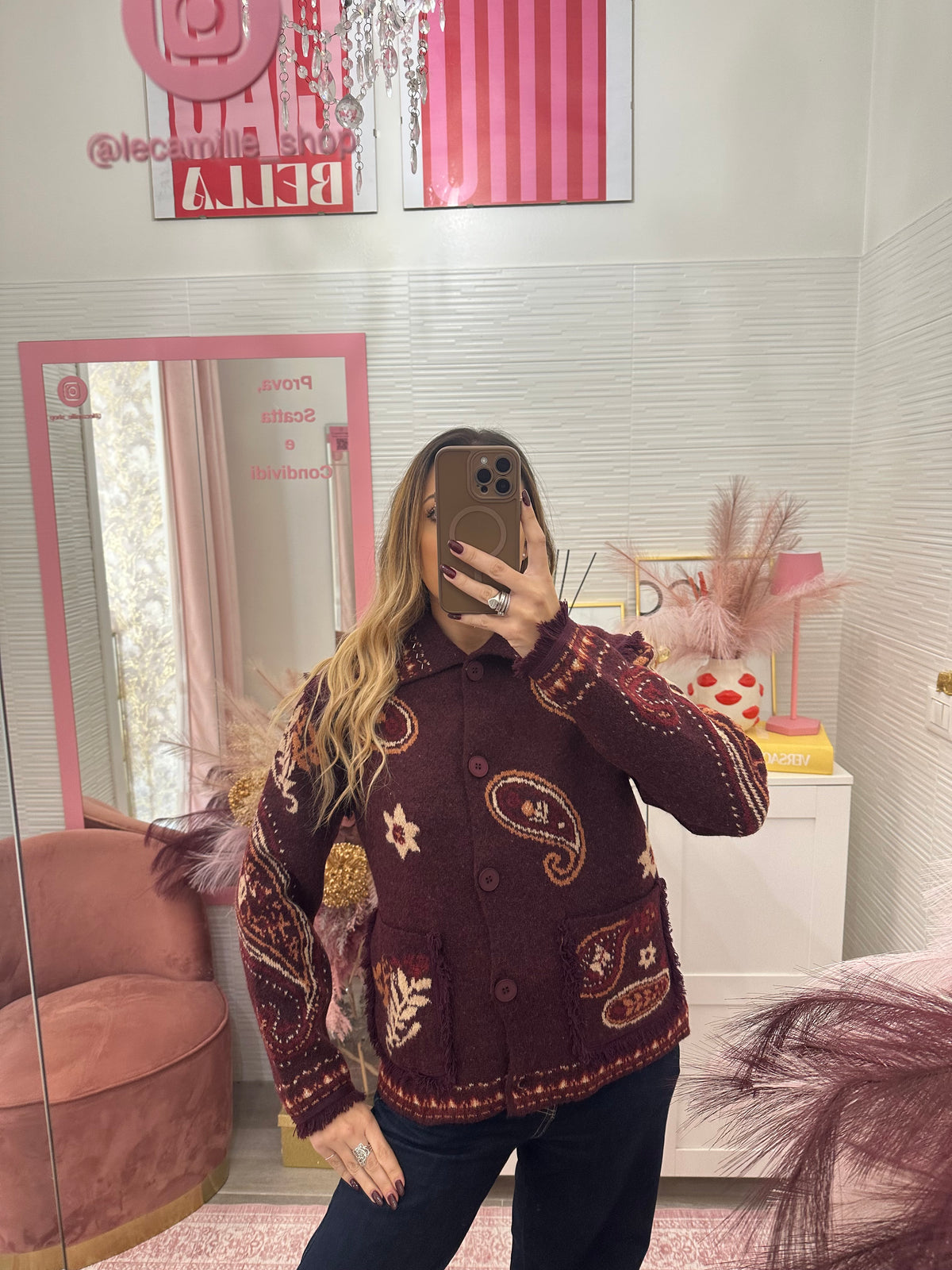 Jacket burgundy Najano