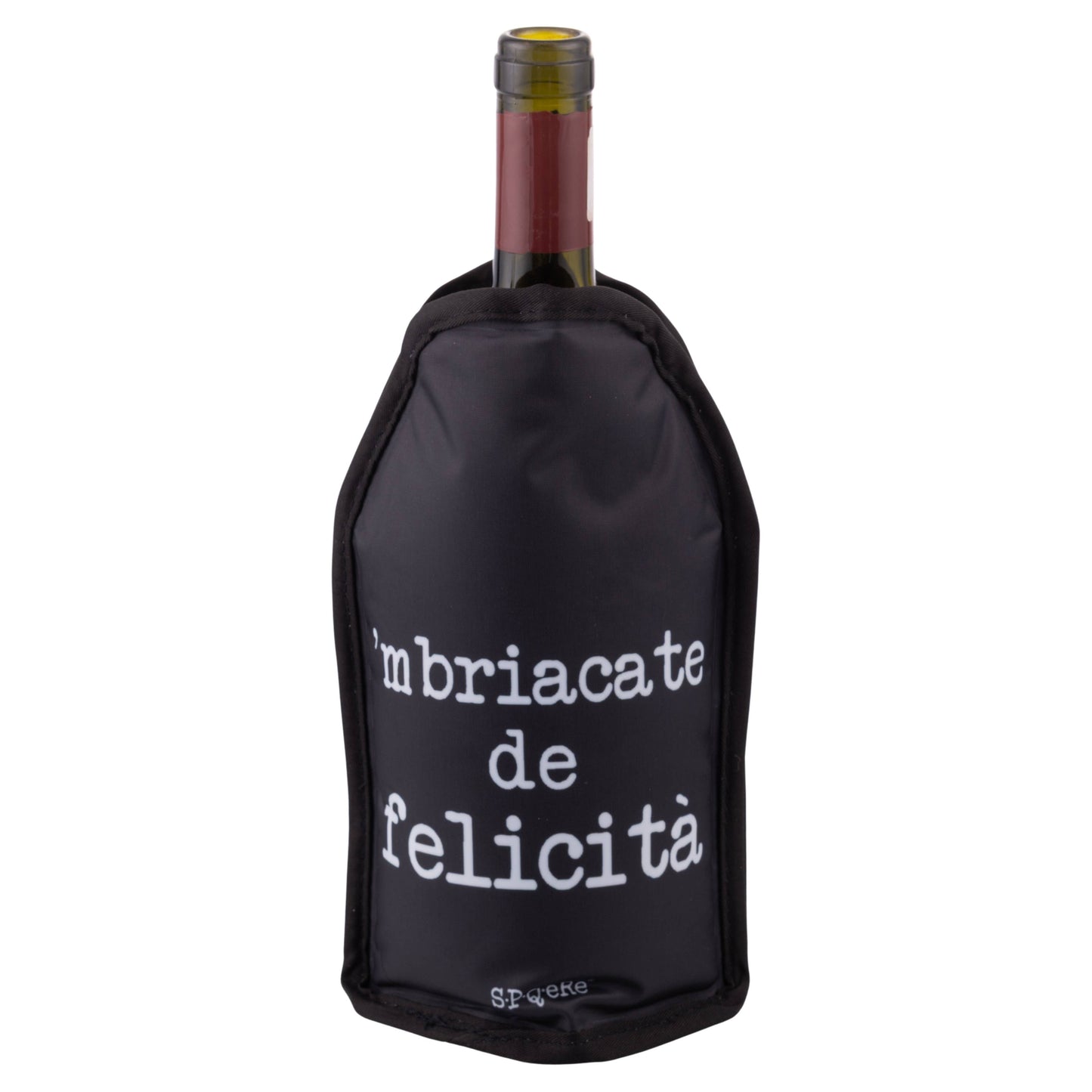 Glacette Nera con scritta