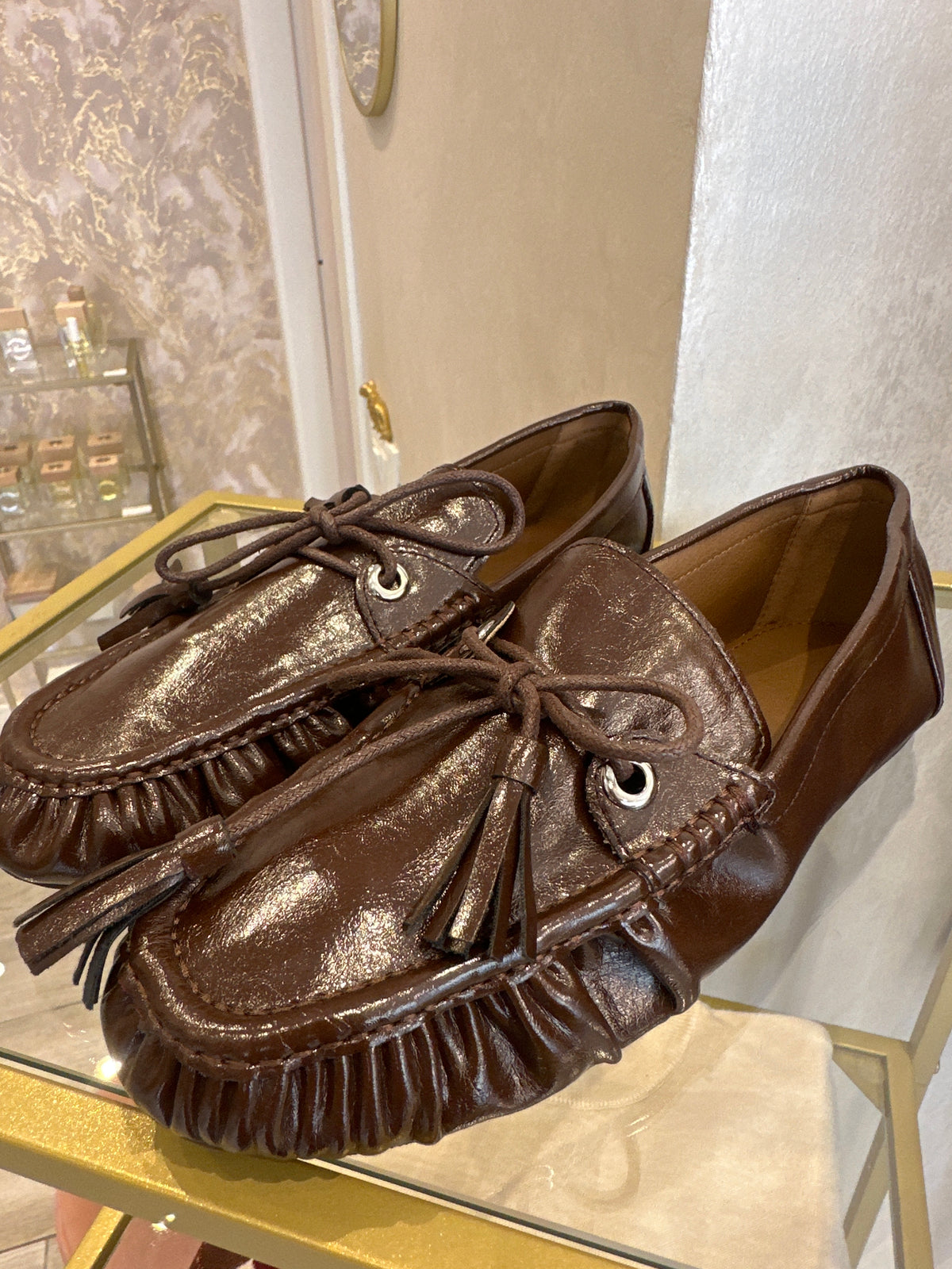 Mocassico con nappine