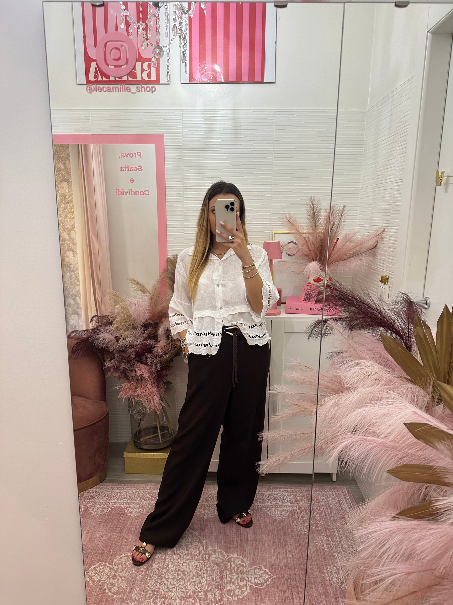 Pantalone Fluido moro