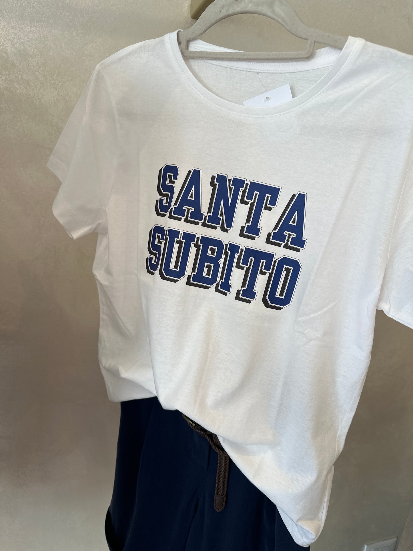 Tshirt stampa “SANTA SUBITO”