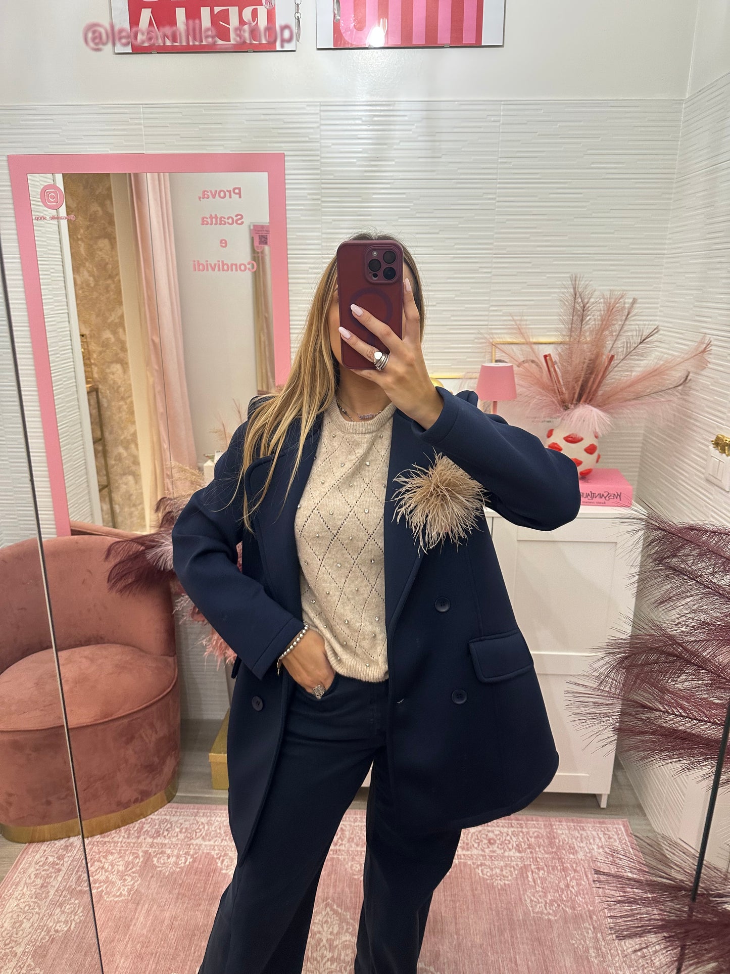 Cappotto doppiopetto over