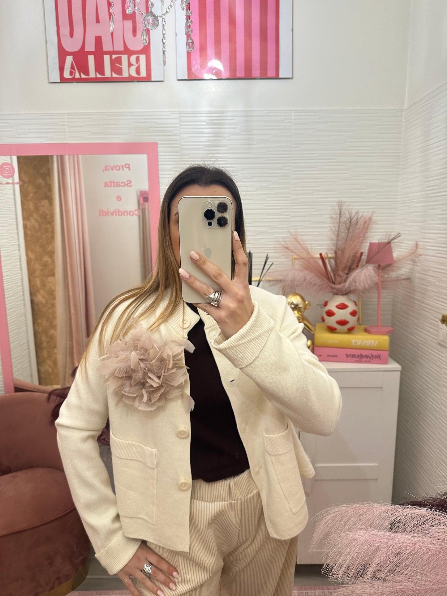 Cardigan in maglia