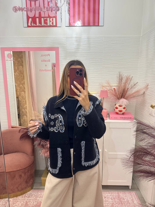 Giacchina bandana navy blu