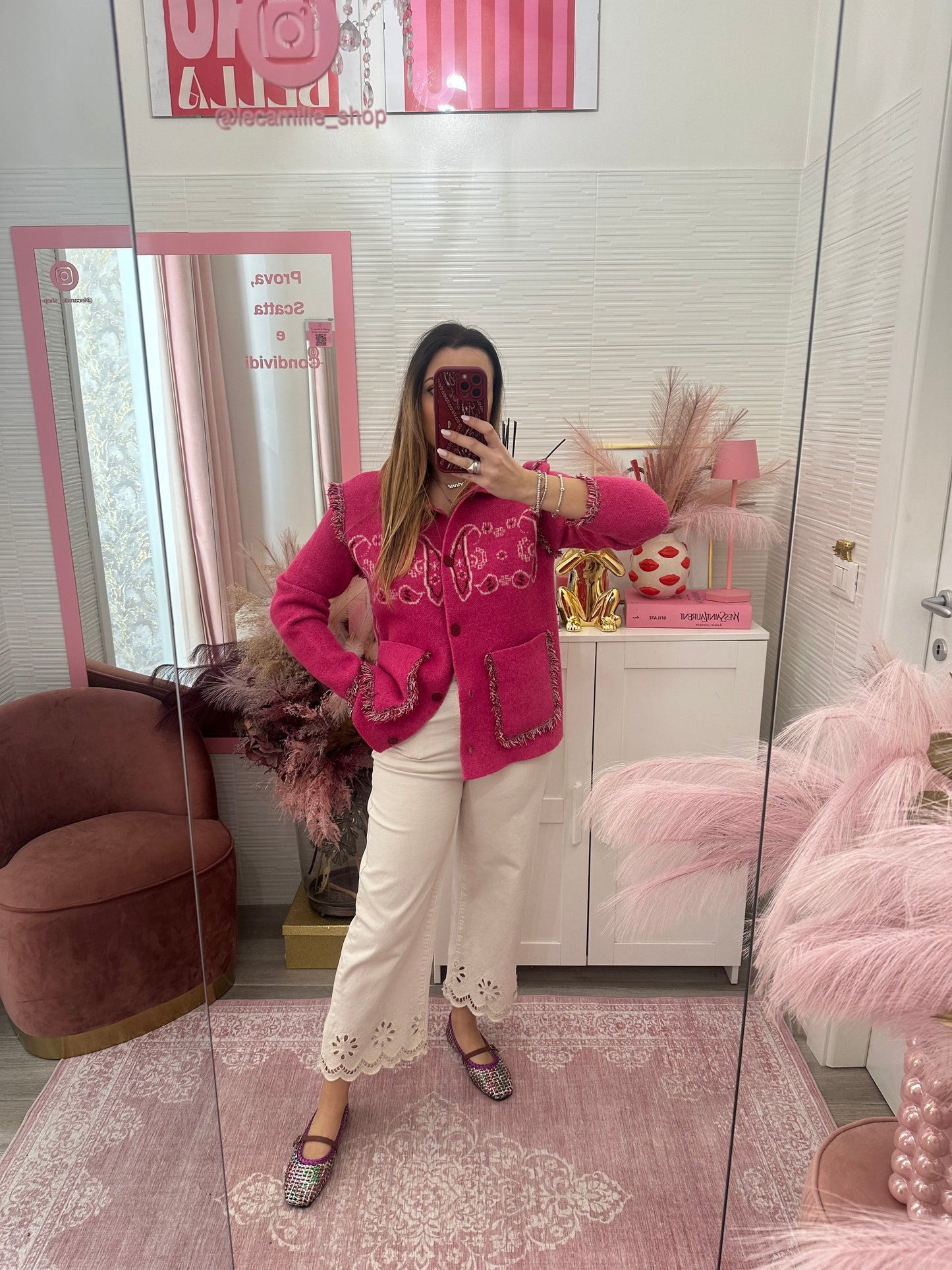 Giacchina bandana fucsia