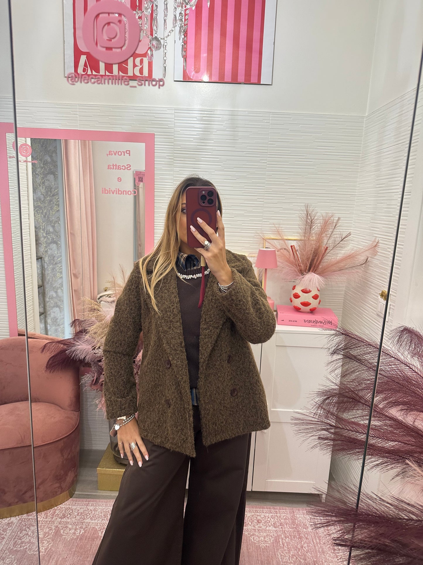 Cappottino corto Bouclè