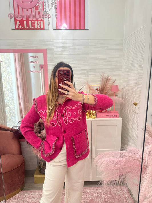 Giacchina bandana fucsia