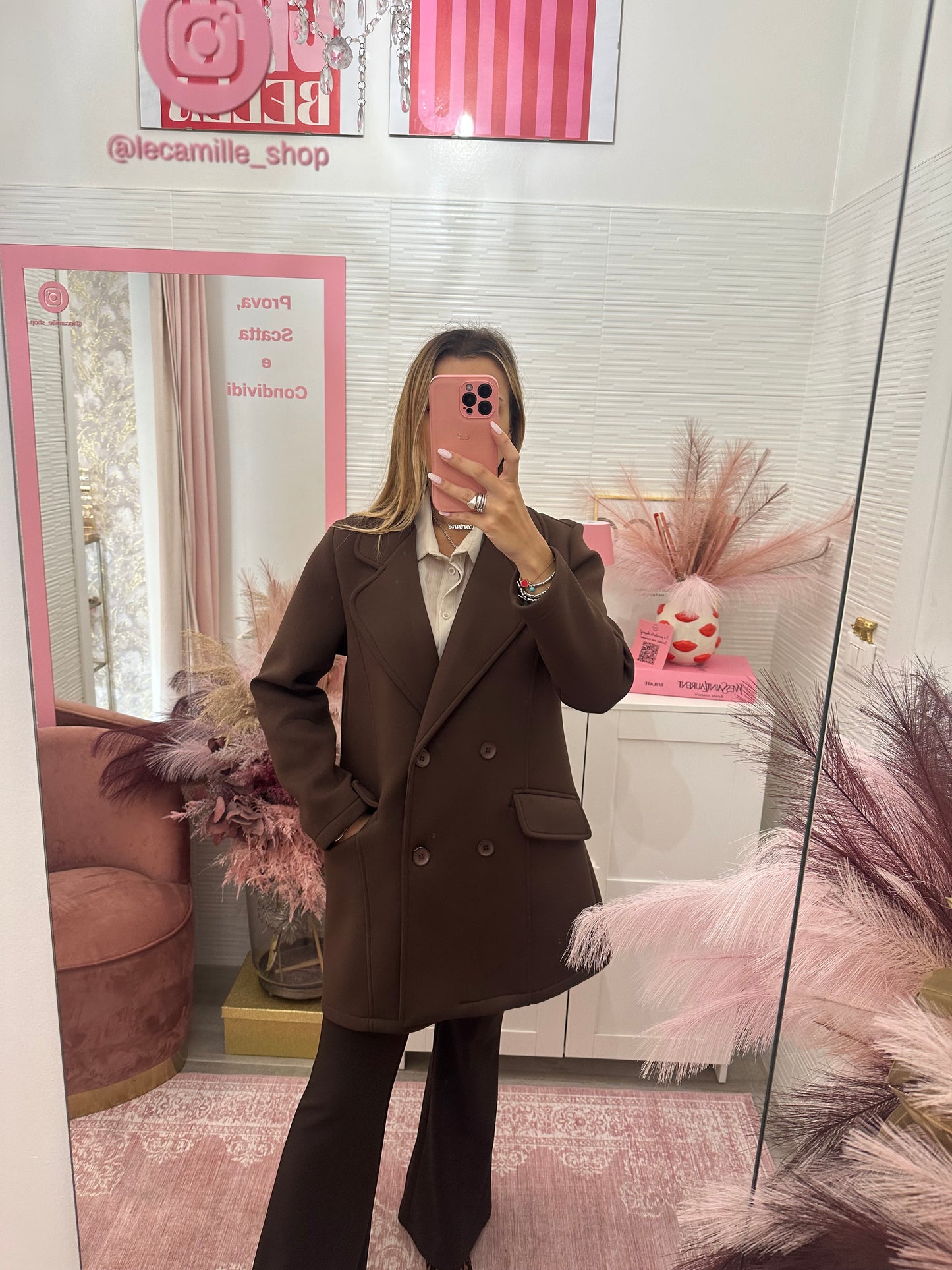 Cappotto doppiopetto over