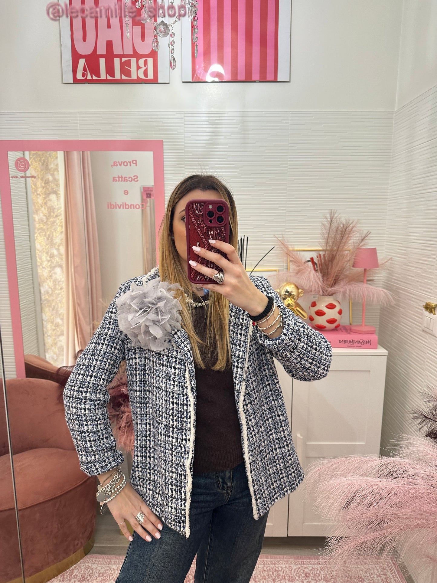 Blazer chanel blu