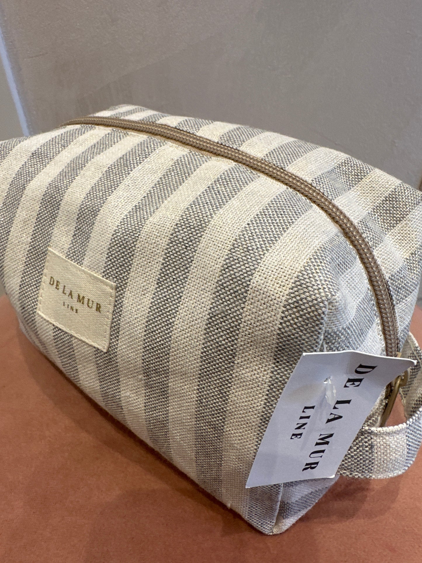 Beauty case Lurex Argento