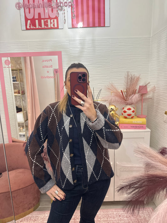 Cardigan rombi