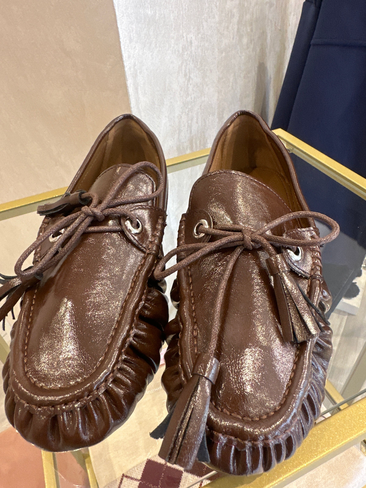 Mocassico con nappine