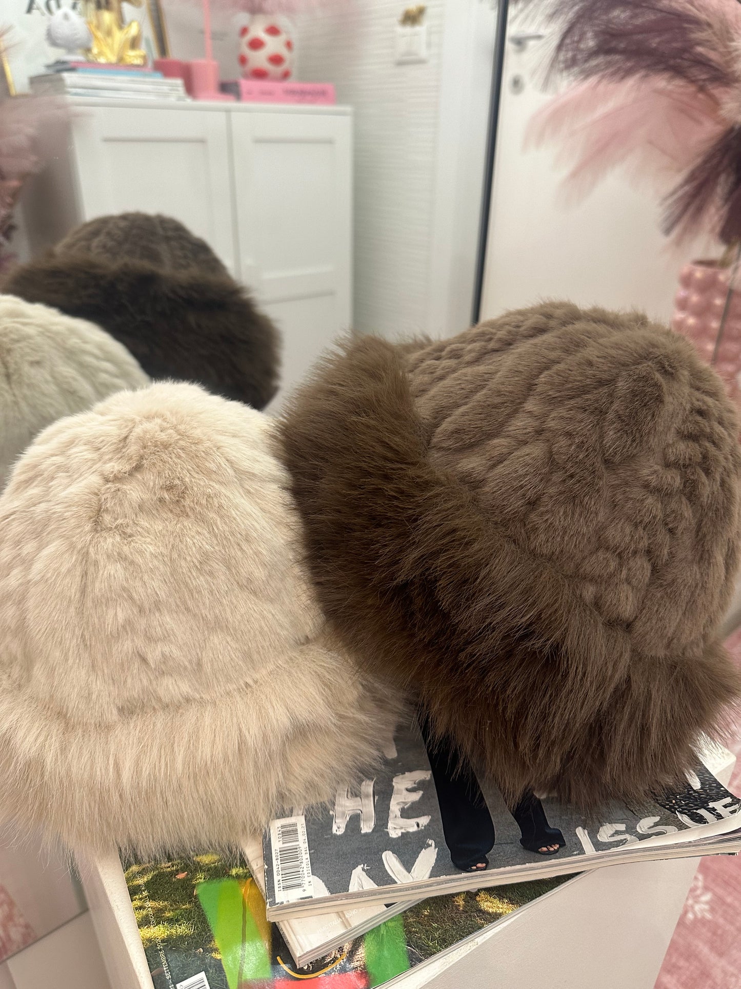 Cappello in ecopelliccia