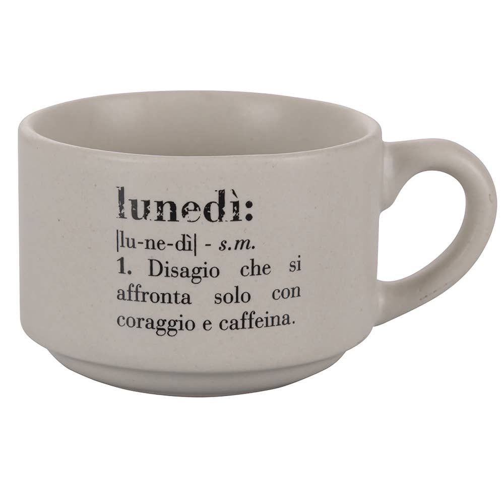 Set tazzine “ Week” con stand