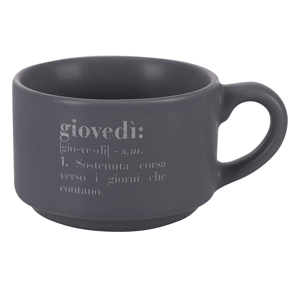 Set tazzine “ Week” con stand