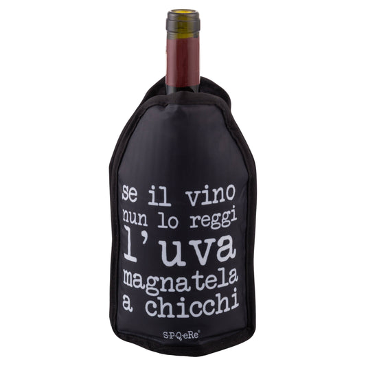 Glacette Nera con scritta